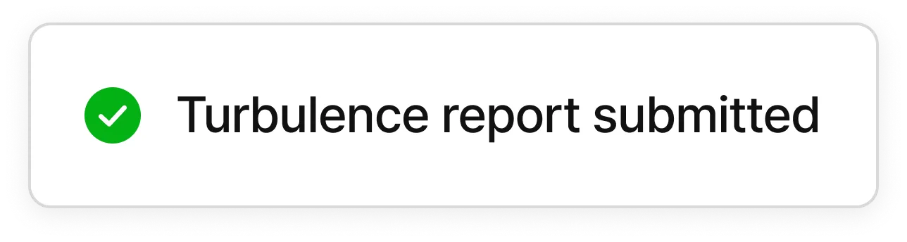 리포트 제출 완료 토스트 알림